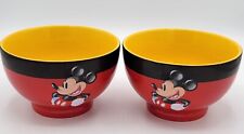 Set of 7 Disney Parks 3D Mickey & Minnie Mouse Ceramic Bowls picture