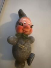 Vintage German Paper Mache Snow White Elf Ornament Candy Container picture