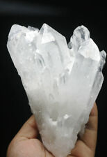 2.11 lb Natural Beautiful White Quartz Crystal Cluster Point Mineral Specimen picture