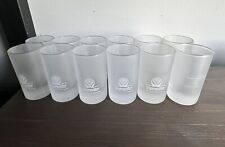 SET of 12 JAGERMEISTER FROSTED 4 CL ARC / 2 CL SHOT GLASSES (Used) picture