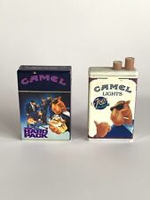 Vintage 1992 Camel Cigarettes Joe Camel - 2 Lighters Lot. picture