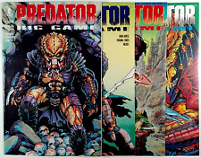 Predator: Big Game #1-4 (Dark Horse Comics 1991) Complete Set with Card Inserts picture