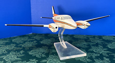 Beechcraft KING AIR 90 Airplane Desk Wood Model with Stand Made in England picture