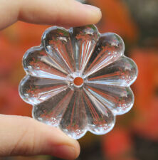 1 Vintage Venetian Art Glass Flower Prism Part Italy for Sconce Lamp Chandelier picture