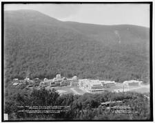 Profile House and cottages from Eagle Cliff, Franconia Notch, White Mountains picture