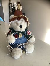 Starbucks bear scarecrow 2001 16th edition bearista collection 10” NWT picture
