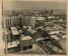 1958 Press Photo Birds-Eye View Of Snow in New Orleans - noc65777 picture