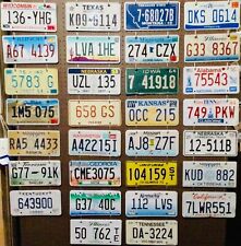 Large lot of 30 old colorful license plates - bulk - many states - low shipping picture