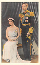 Their Gracious Majesties King George VI and Queen Elizabeth Unposted Postcard #2 picture