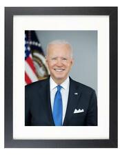 Joe Biden 46th Democrat President of United States 8X10 Framed & Matted Photo picture