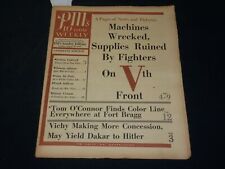 1941 AUGUST 10 PM'S WEEKLY NEWSPAPER - SUPPLIES RUINED BY FIGHTERS - NP 4932 picture