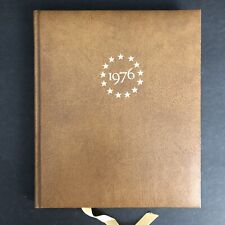 Vtg 1976 Appointment Calendar Book Commemorating Bicentennial Soft Leather Unuse picture