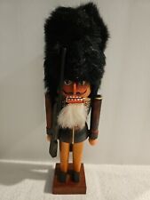 VINTAGE Erzgebirge KWO. Wooden Nutcracker Soldier  With Rifle. Germany  picture