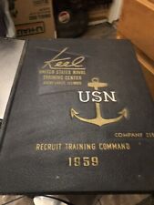 1959 Keel US Naval Training Center Great Lakes IL Company Yearbook picture