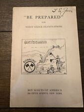 Merit Badge Pamphlet White Cover Type 1  SIGNALLING Copyright 1919 early RARE picture