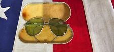 Pre Ray-Ban USA Aviator Pilot WWII Bausch & Lomb USAAF USN Sunglasses Shades B&L picture