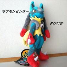 Pokemon Center Original Mega Lucario Plush Toy Doll Japan w/Paper Tag From Japan picture