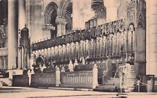 New York City Cathedral Church of St John the Divine Interior Vtg Postcard B2 picture
