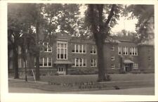 antique  MASON CITY  IL Illinois   SCHOOL   Real Photo RPPC Postcard picture