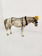 VINTAGE Breyer Horse Old Timer Glossy Dapple Grey Yellow Hat  picture