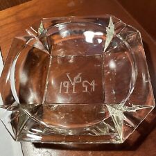 Vintage Glass Ashtray Historical 1954 St Louis VP Veiled Prophet 8” Very Nice picture