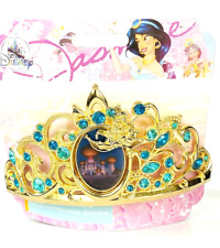 Disney Parks Princess JASMINE Aladdin Tiara Crown Metal Headband Hair Clips NEW  picture