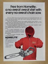 1972 Homelite 150 Chain Saw vintage print Ad picture