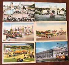 6 RHODE ISLAND AMUSEMENT PARK Postcards - VANITY FAIR / ROCKY POINT / CRESCENT picture