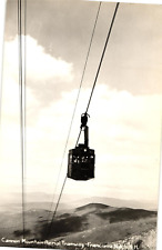 Real Photo RPPC Postcard Cannon Mountain Aerial Tram Franconia Notch NH c1950s picture
