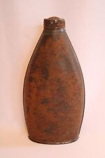 EARLY ANTIQUE COAL MINERS  CARBIDE CAN-TIN-FLASK-PERSONAL CARRY-UNMARKED picture