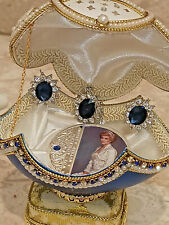 Exquisite Diana Collection Faberge Trinket & bracelet & Earring & SILVERPendant  picture