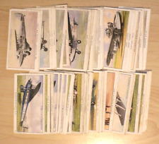 vintage john player & sons aeroplane (civil) tobacco trading cards incomplete 89 picture