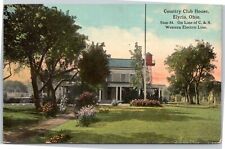 postcard Country Club House, Elyria, Ohio picture