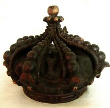 18TH C. CARVED CROWN *MADONNA VIRGIN MARY* FINE DETAILS FRENCH c.1750 picture