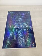 FATHOM #9 HOLOFOIL VARIANT 1999 SIGNED BY MICHAEL TURNER IMAGE TOP COW  picture