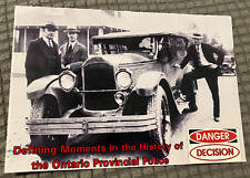VTG Continental Postcard - Ontario Provincial Police OPP Classic Car - UNPOSTED picture