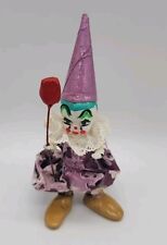 Vintage Paper Mache Creepy Clown Figure - 4