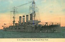 Postcard C-1910 Navy Military Battleship Lowman & Hanford 23-10246 picture