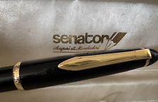 Senator Pen Fountain Pen Piston With Iridium Point Black + Ink Pelikan picture