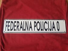 Rare collector's license plate of the BiH Police in Sarajevo 1992/1993  picture