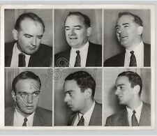 Sen JOSEPH MCCARTHY & Lawyer ROY COHN Army Hearings RED SCARE 1954 Press Photo picture