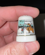 Thimble-True to Life Vintage Wyoming State Thimble picture