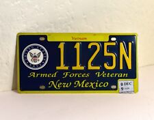 New Mexico U.S.A.  Disabled Veteran license plate  Viet Nam Navy 1125n picture