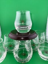 Set Of 8 Vintage George & J.G. Smith Tulip Shaped Whiskey Snifters.  picture