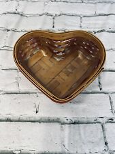 1999 Longaberger Sweetheart Red Love Letters Valentine Basket with Protector picture