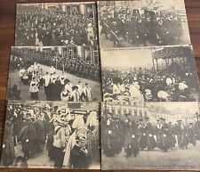 King Leopold II Of Belgium Funeral Vintage Postcards picture