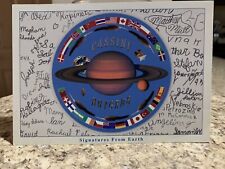 Rare 1997 Cassini/Huygens Mission Launch POSTCARD NASA-Signatures From Earth picture