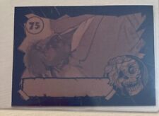 FRIGHT RAGS CREEPSHOW TRADING CARDS One-Of-A-Kind 1/1  PRINTING PLATE picture