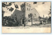 1906 First Presbyterian Church, Alliance Ohio OH, Rec'D Postcard picture