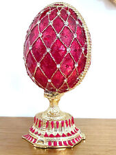 Imperial Crown Faberge for Christmas & Gold Bracelet gift Fabergé egg Swarovski picture